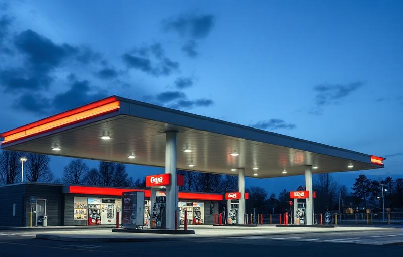 Condomínios e Postos de Gasolina